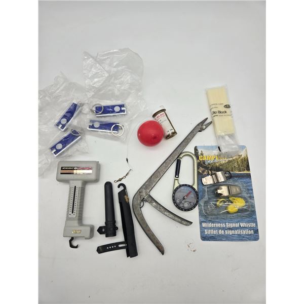 selection of fishing gear