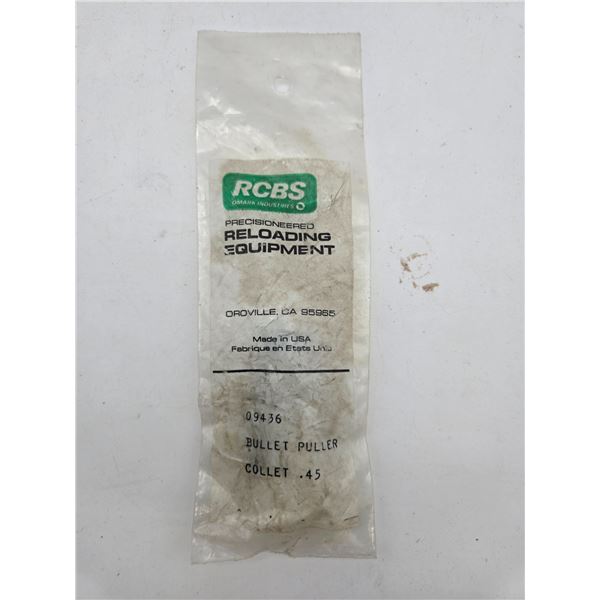 RCBS bullet puller collet 45