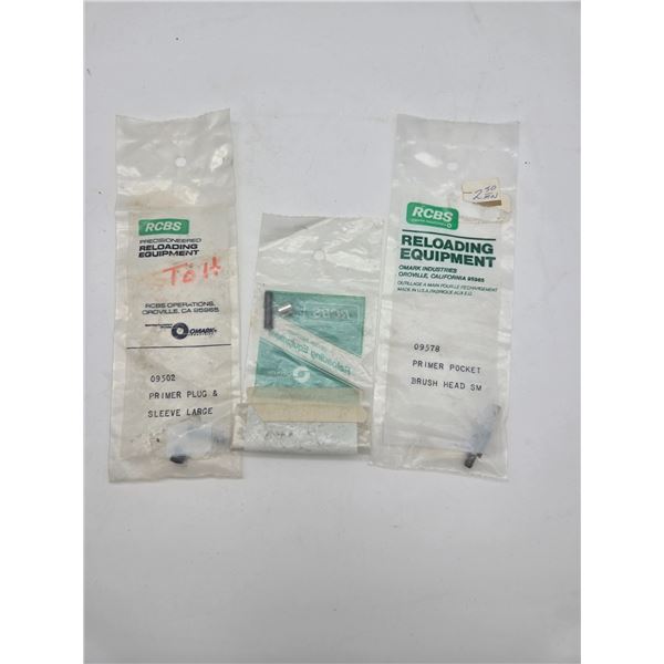 RCBS primer plug & sleeve Large & Small, pocket brush head