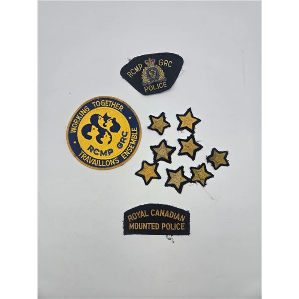 various RCMP badges