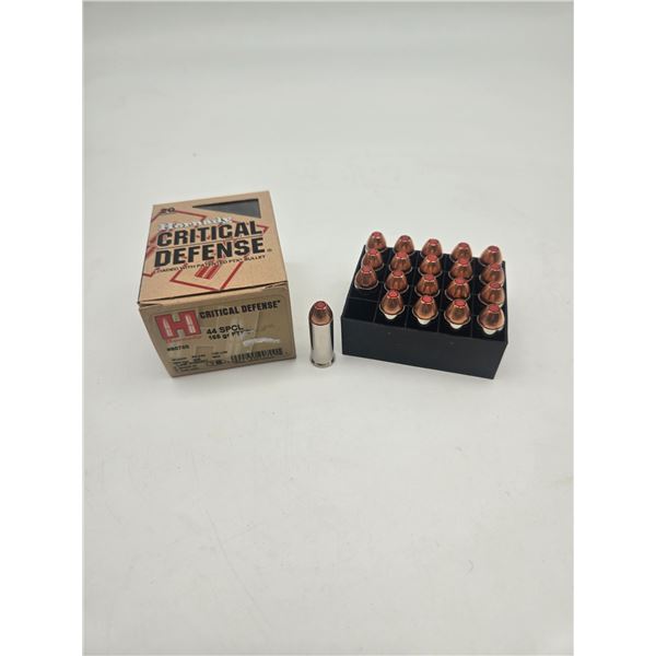 Full box of 44 Special Critical Defence Ammo
