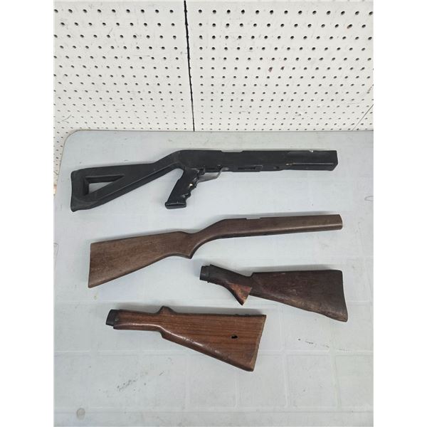collection of wood stocks