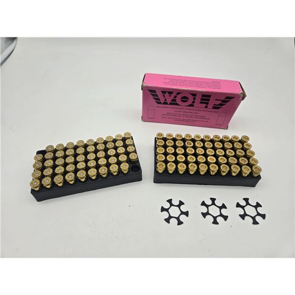 Two boxes of Wolf 45acp ammo