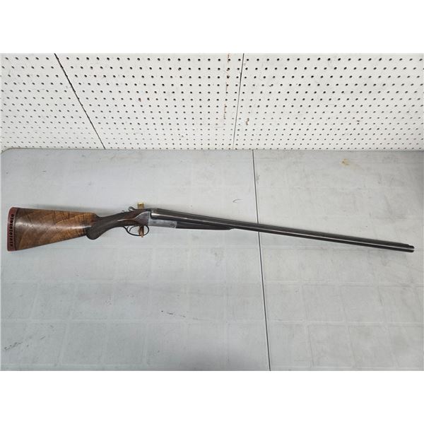 Belgium box lock shotgun 12ga 2 3/4" nitro proofed for modern ammo.