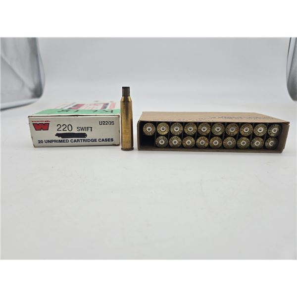full box winchester 220 Swift Brass (k17-kl18)