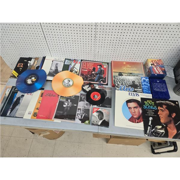Large Elvis collection.