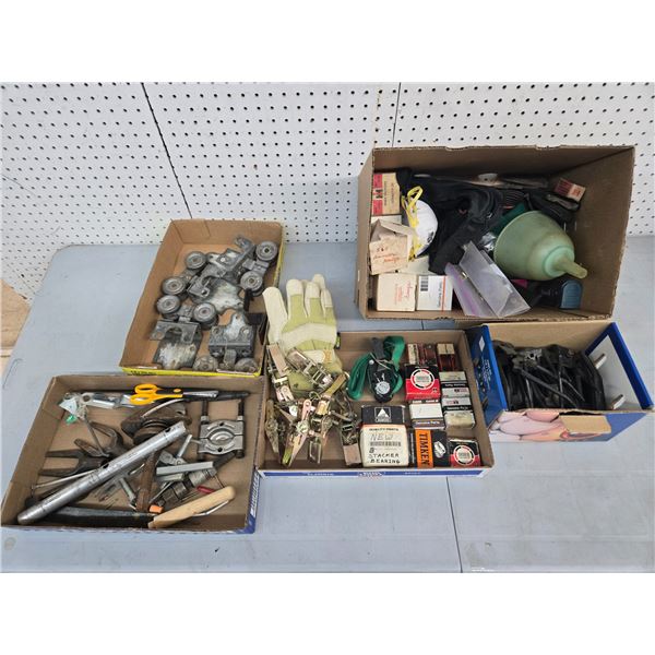 Selection of garage items