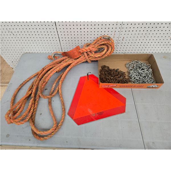 Rope, chain Slow mo triangle