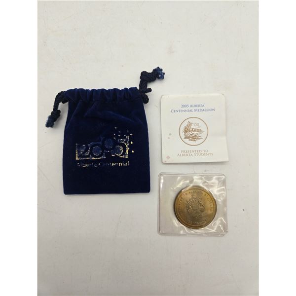 Alberta centennial token.