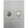 Image 1 : 2x 1967 Silver Lynx quarters