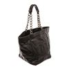 Image 2 : Chanel Black Caviar Leather CC Chain Tote Bag