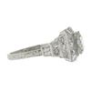 Image 6 : Antique Classic Art Deco Platinum 1.64 ctw GIA Old Diamond Pyramid Engagement Ri