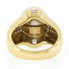 Image 7 : 14K Yellow Gold Large 12.58mm South Sea Pearl Ring w/ Baguette & Round Diamonds
