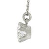 Image 6 : Antique Platinum .98 ctw GIA Round D/VS1 Diamond Solitaire Pendant & 18" Chain