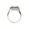 Image 3 : 18kt WG Dia, Aquamarine & Blue Sapphire Ring