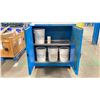 Image 2 : EAGLE MODEL CRA-32 ACID AND CORROSIVE CABINET WITH CONTENTS APPROX  44X44X18"