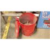 Image 2 : ASSORTED OIL CANS, SAFETY SIGN, EYE WASH, FILTRATION KIT AND MORE