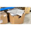 Image 3 : 4 BOXES OF WEBBER SUPPLY 15X18" UNIVERSAL PADS AND BOX OF ULINE WIDE MOTH JARS