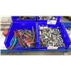 Image 3 : LARGE LOT OF ASSORTED SOCKETS, PLIERS, SAWS, LUG CRIMPER AND MORE