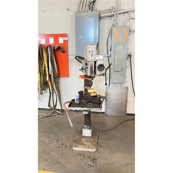 IMA IGM 30-8 HEAVY DUTY ELECTRIC VARIABLE SPEED FLOOR STANDING DRILL PRESS, 220 VOLT
