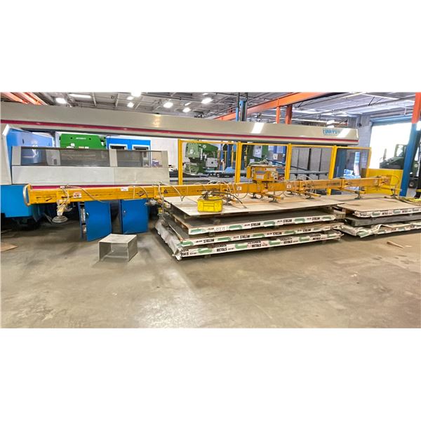 ANVER MECHANICAL VACUUM LIFTER MODEL 81000174-IM120M14-296-7/44, 1200LBS CAPACITY, SERIAL #
