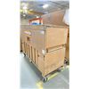 Image 2 : KNAACK 91 STORAGEMASTER PIANO BOX W/ RAMP, 57.5 CU. FT., STEEL, TAN  72"W X 78"H