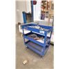 Image 1 : 2 TEIR WESTWARD ROLLING CART (CONTENTS NOT INCLUDED)