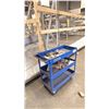 Image 2 : 2 TEIR WESTWARD ROLLING CART (CONTENTS NOT INCLUDED)