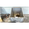 Image 3 : METAL ROLLING CART AND 3 WEN STOOLS