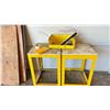 Image 1 : 2 METAL BASE PVC TOP TABLES