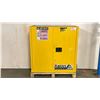 Image 1 : JUSTRITE FLAMMABLE LIQUID STORAGE CABINET APPROX. 43"ACROSS X 18"WIDE X 44"HIGH