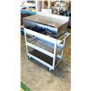Image 2 : MOBILE 3 TIER CART WITH STOOL