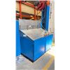 Image 2 : METAL ANGLED STORAGE UNIT WITH BACKSPLASH APPROX 61X33X65"