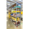 Image 3 : GREY METAL SHELF RACKING SYSTEM - APPROX.100" ACROSS X 25" WIDE X 96" HIGH