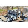 Image 3 : GALVANIZED CANTILEVER RACKING SYSTEM, 2 UPRIGHTS, 2 BASES, 12 ARMS, AND BACK SPREADER