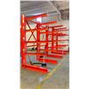 Image 2 : CANTILEVER RACKING SYSTEM; 9.5'UPRIGHTS, 4.5' BASES AND 4.3' ARMS AND 5' BACK SPREADERS