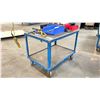 Image 2 : METAL CART WITH PVC TOP