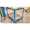 Image 2 : METAL CART WITH PVC TOP