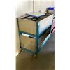 Image 2 : METAL CART WITH SHELF AND BIN TOP