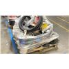 Image 2 : PALLET FULL OF ASSORTED SPOOLS OF ELECTRICAL WIRING