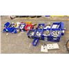 Image 1 : ASSORTED PARTS BINS WITH METAL FITTINGS AND BRACKETS