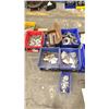 Image 3 : ASSORTED PARTS BINS WITH METAL FITTINGS AND BRACKETS