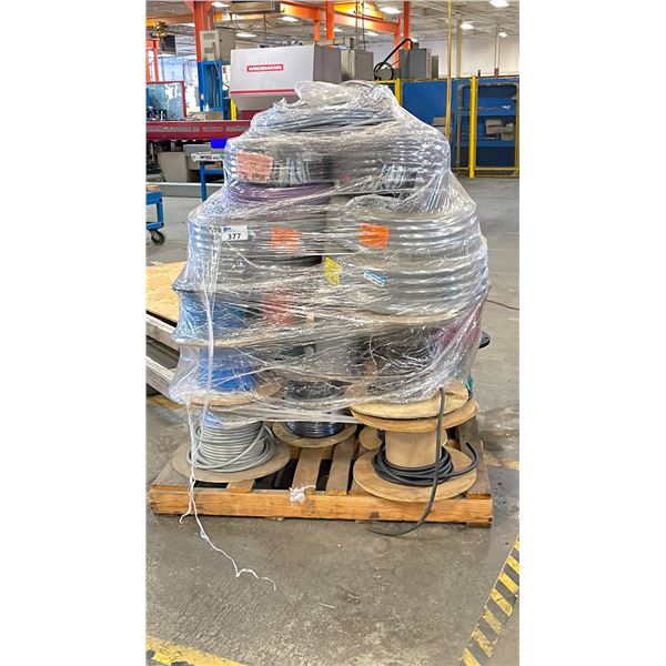 PALLET OF ASSORTED COMMERCIAL WIRE