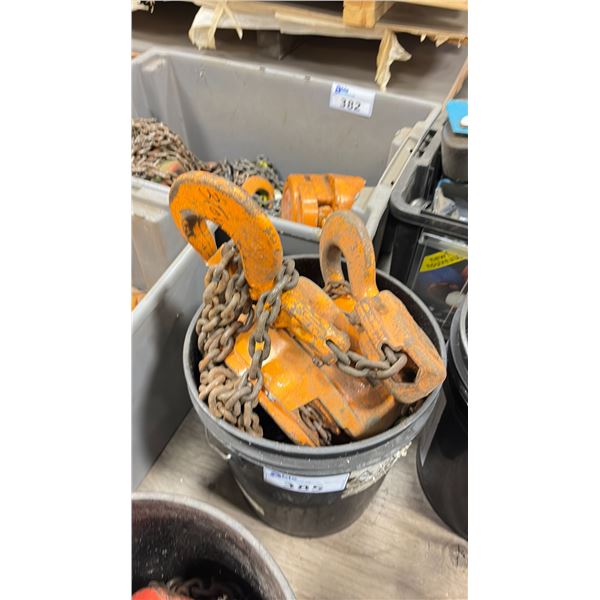 ONE CHAIN BLOCK 3 TON HOIST
