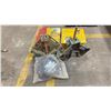 Image 1 : GROUP OF 4 WELDING ANGLE CLAMPS AND 1 WELDING GROUND LINE
