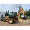 Image 4 : 1996 Ford Model 555D Backhoe s/n: 37052 6500 hrs on a rebuilt Engine, c/w Front Bucket Forks, New Se
