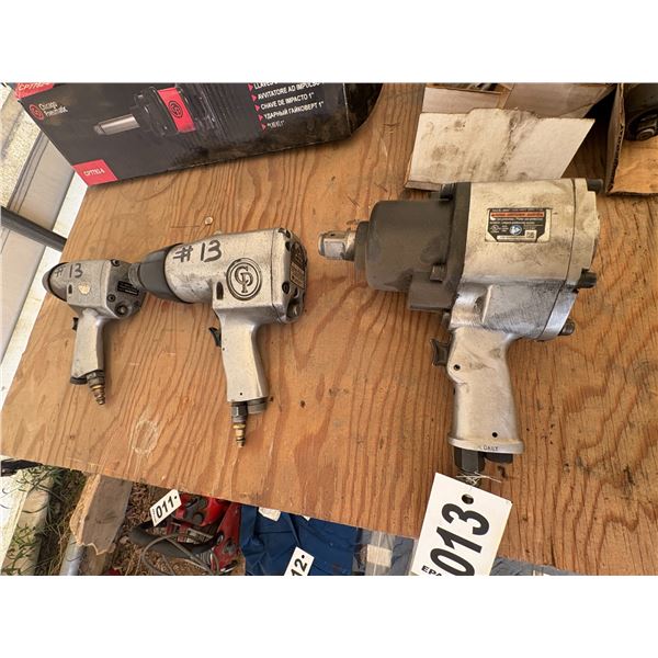 3 Air Guns 3/8, 1/2 & 3/4in.