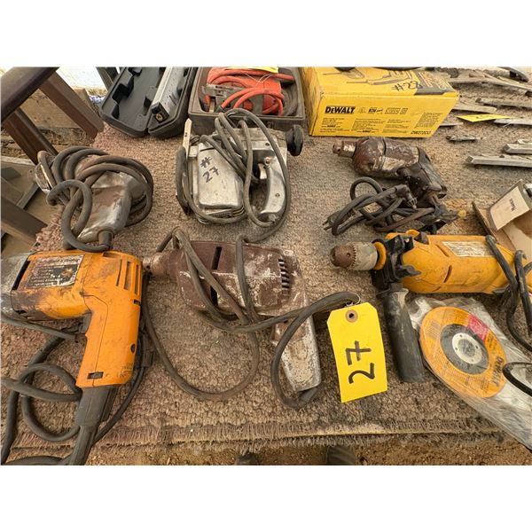 Various Power Tools & Concrete Bit
