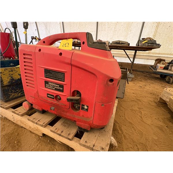 2800 Watt Inverter Generator