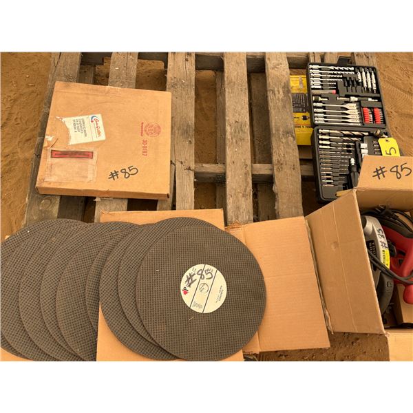 As New Drill Bit Set & Skill Saw, New Cut Off Disc's